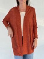 Gilet ouvert ajouré