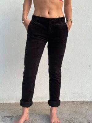 Pantalon noir liseré paillette