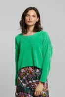 Pilou pull crop