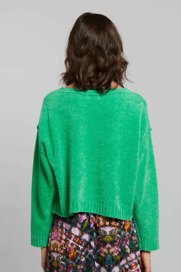 Pilou pull crop