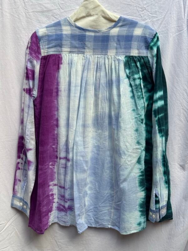 Tie and die blouse